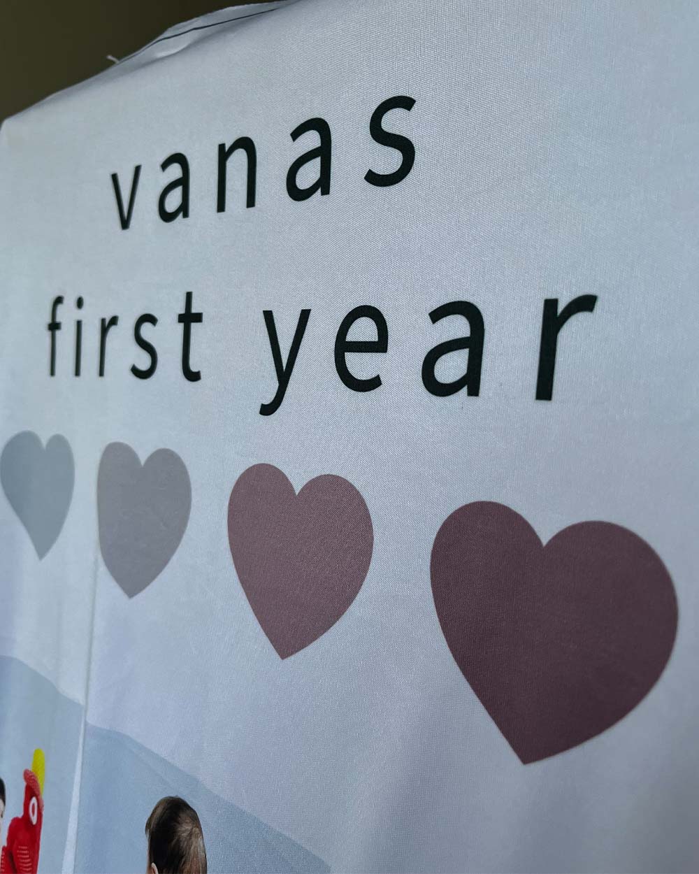 Customized Milestone Banner - Photo