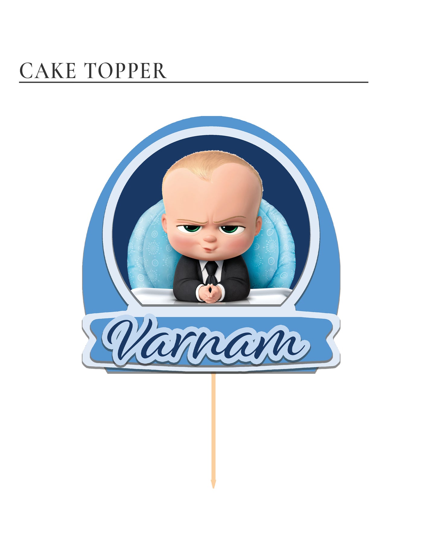 Boss Baby Birthday Decoration Bundle