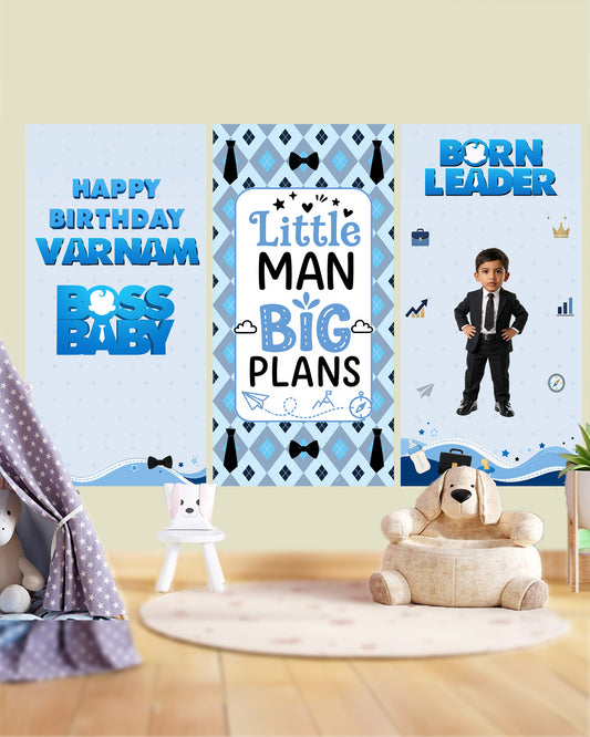 Custom Boss Baby Birthday Decoration Bundle