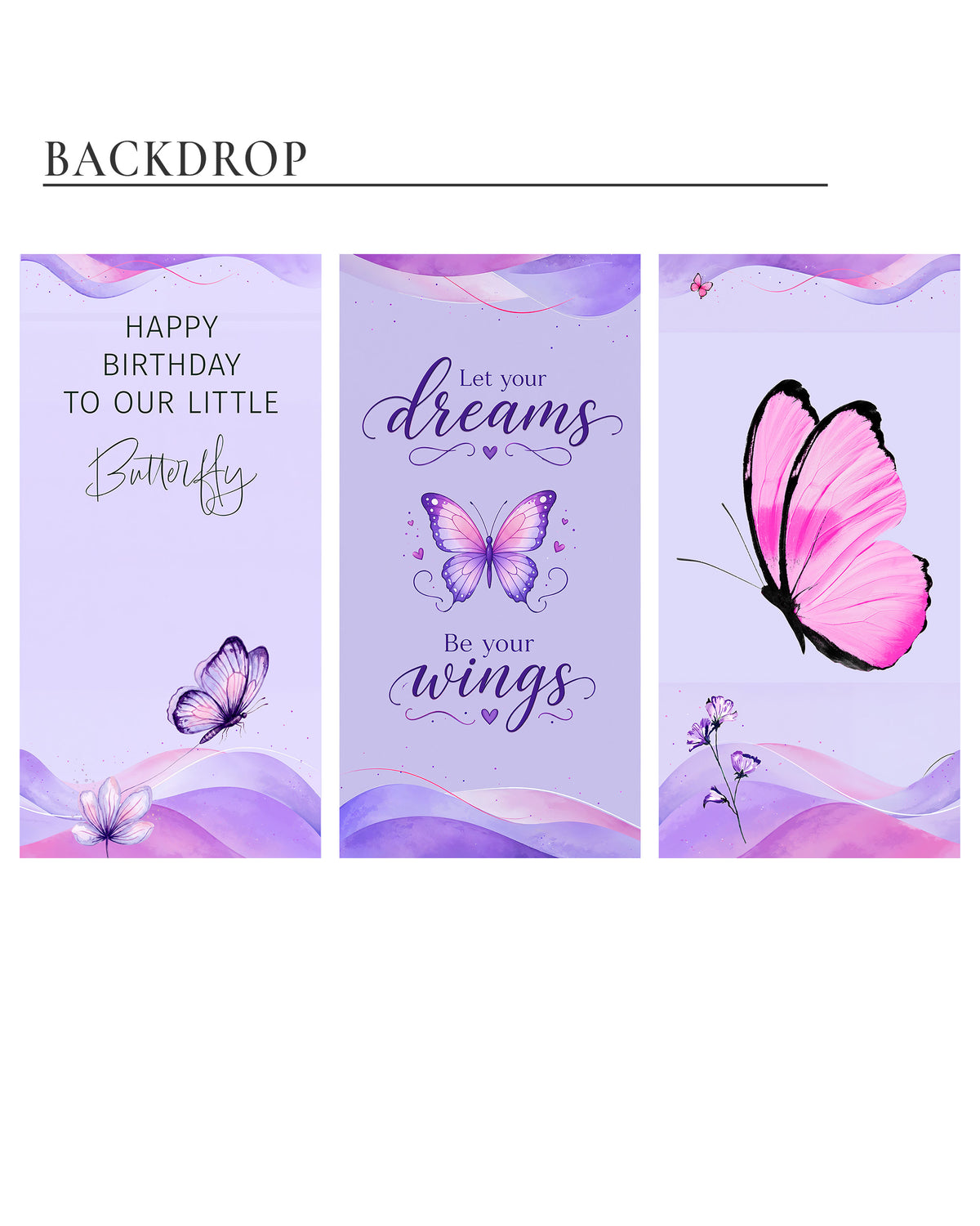 Butterfly Birthday Decoration Bundle