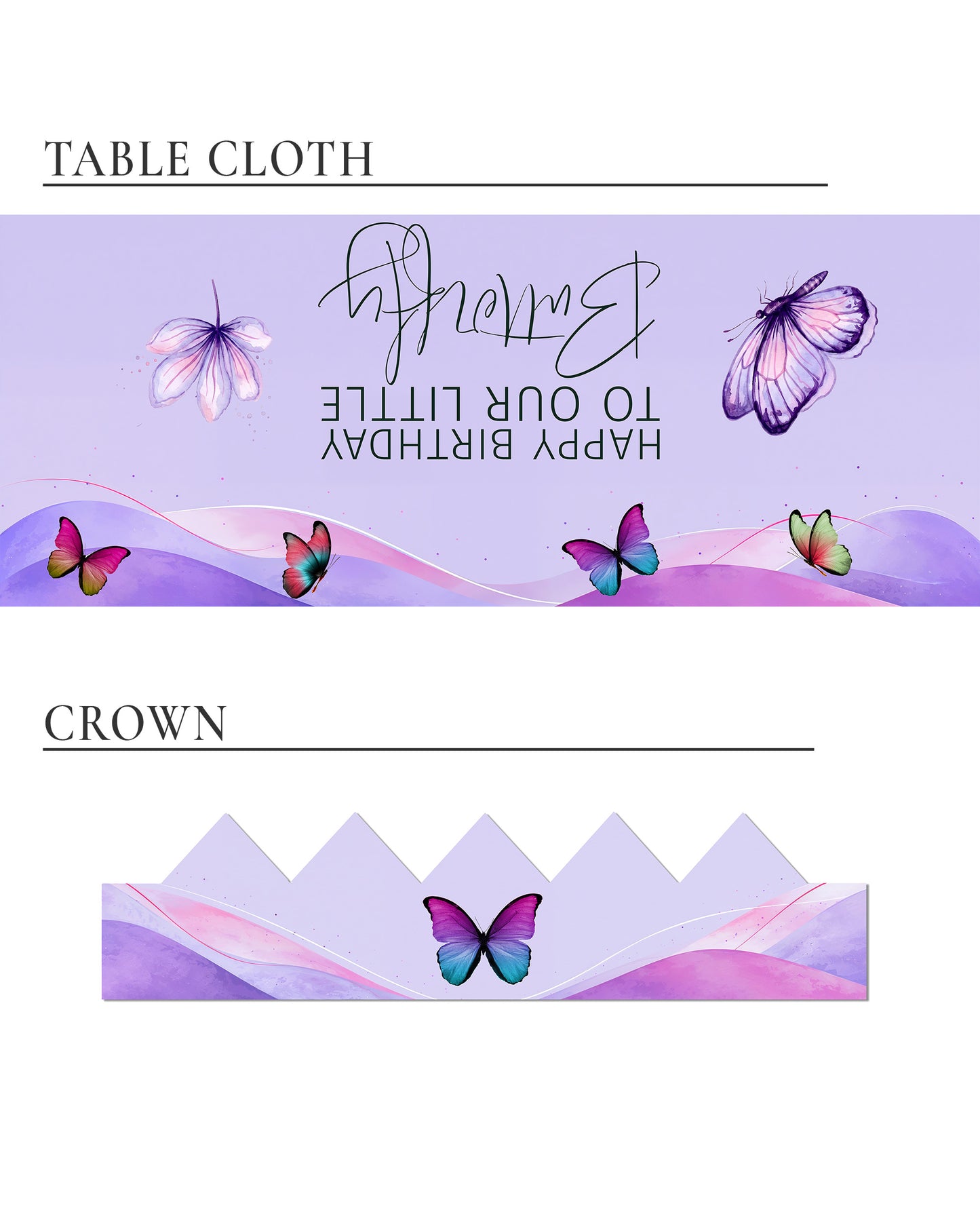 Butterfly Birthday Decoration Bundle