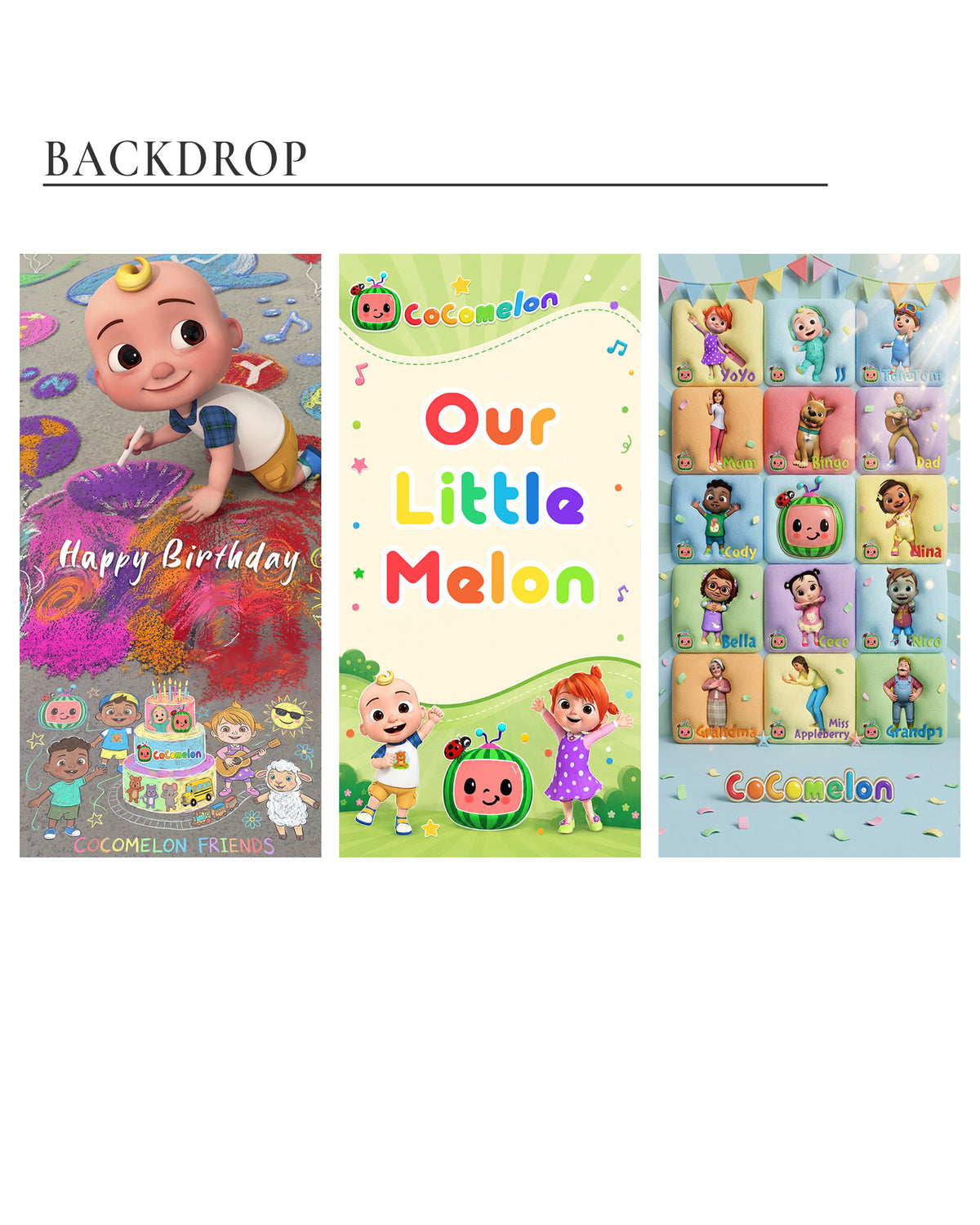 Cocomelon Birthday Decoration Bundle