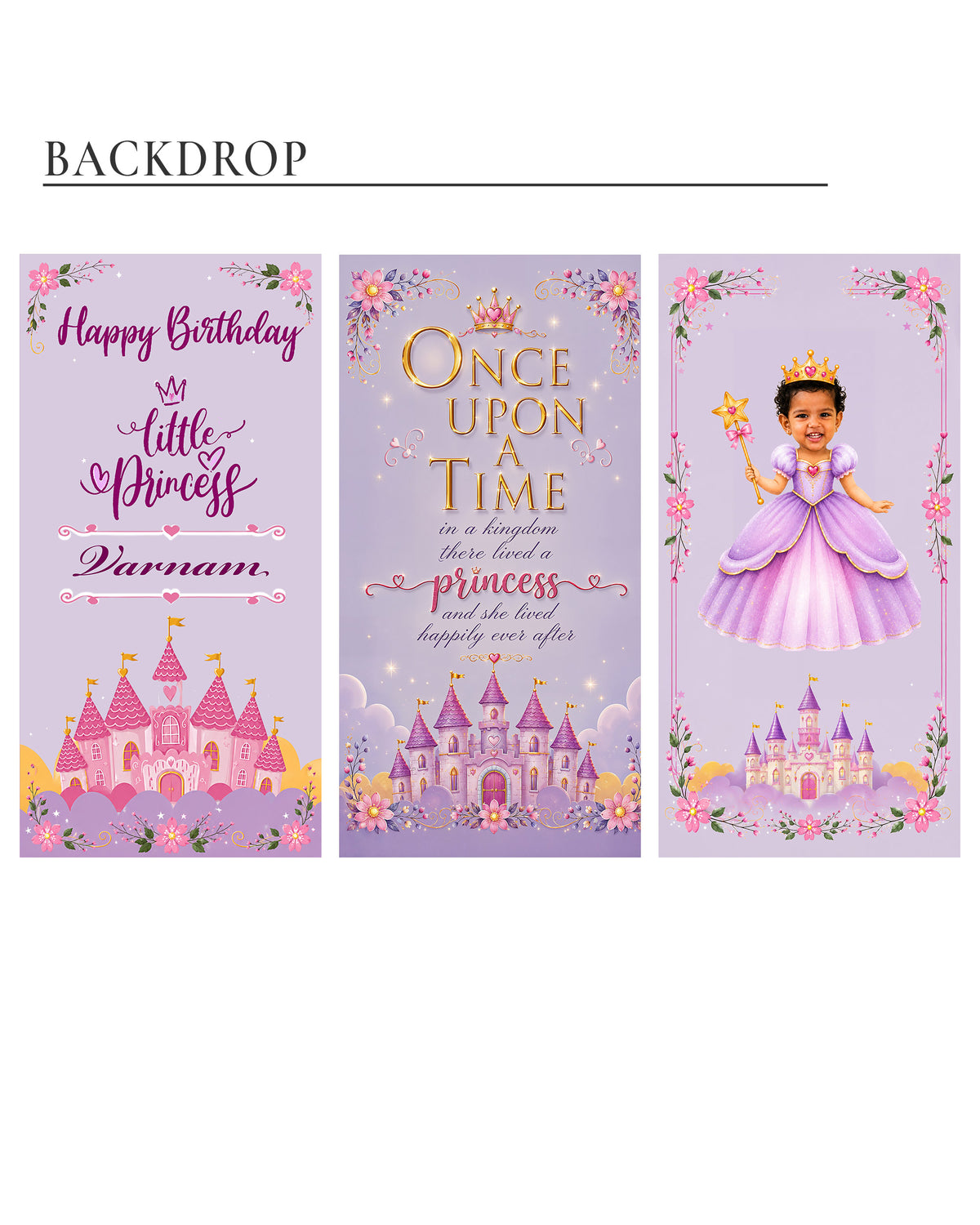 Personalized Princess Birthday Decoration Bundle (Copy)