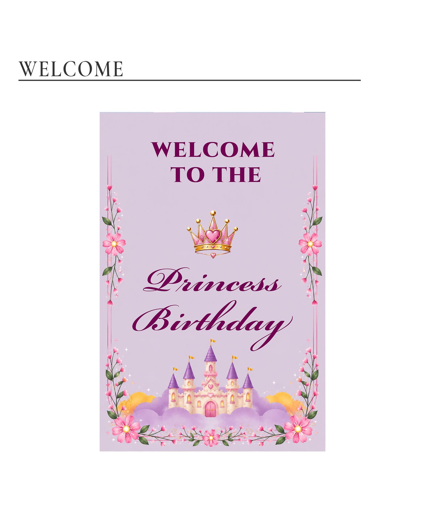Personalized Princess Birthday Decoration Bundle (Copy)