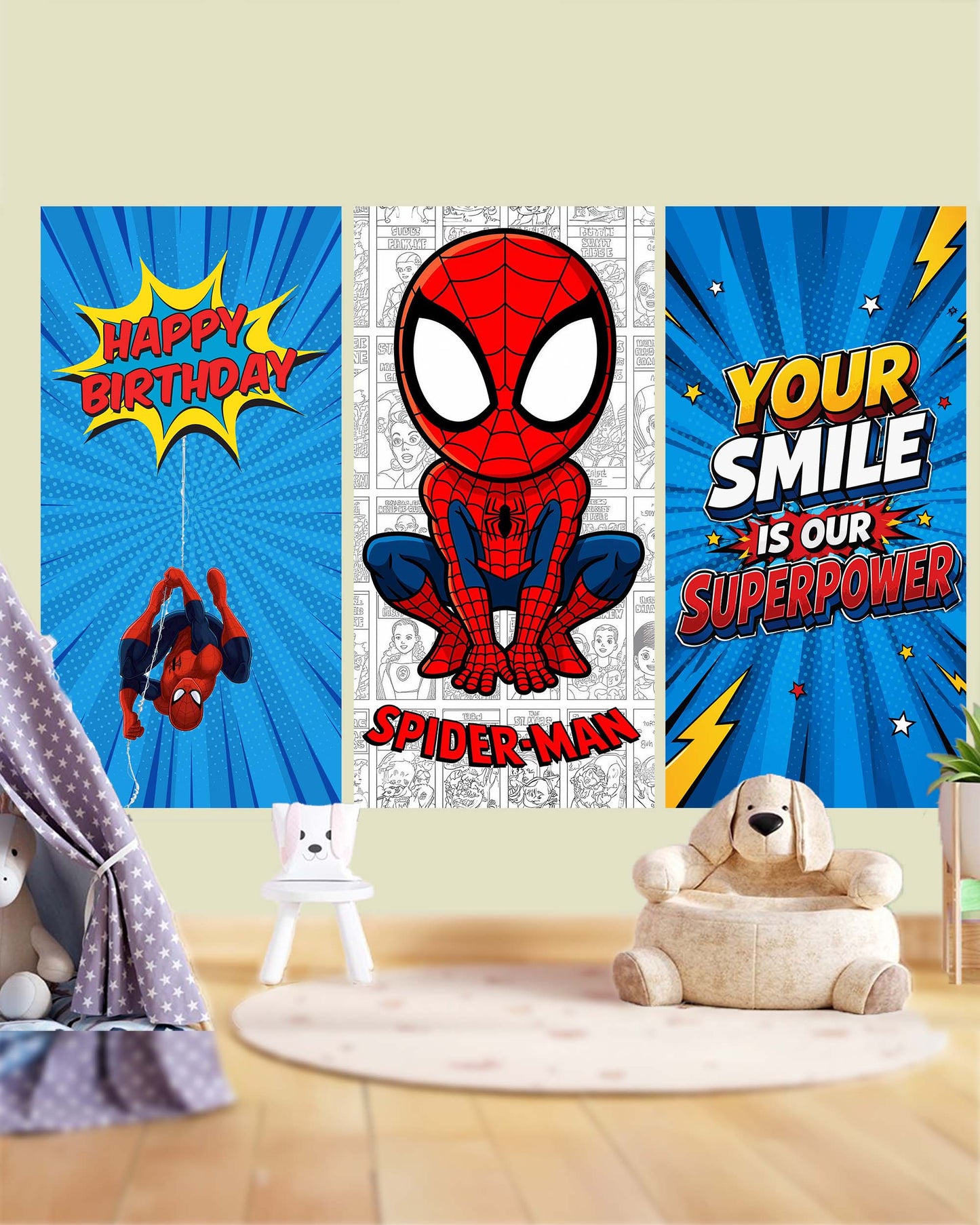Spider-Man Birthday Decoration Bundle