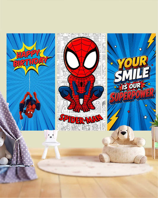 Spider-Man Birthday Decoration Bundle