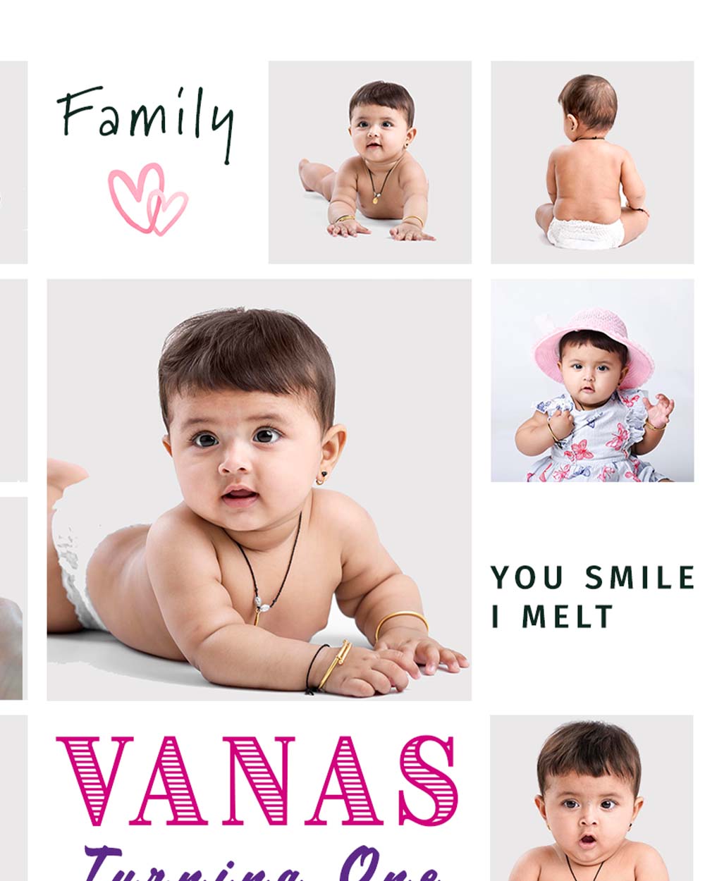Customized Milestone Banner - Photo