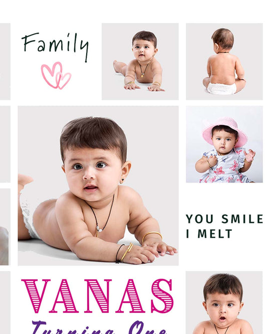 Customized Milestone Banner - Photo