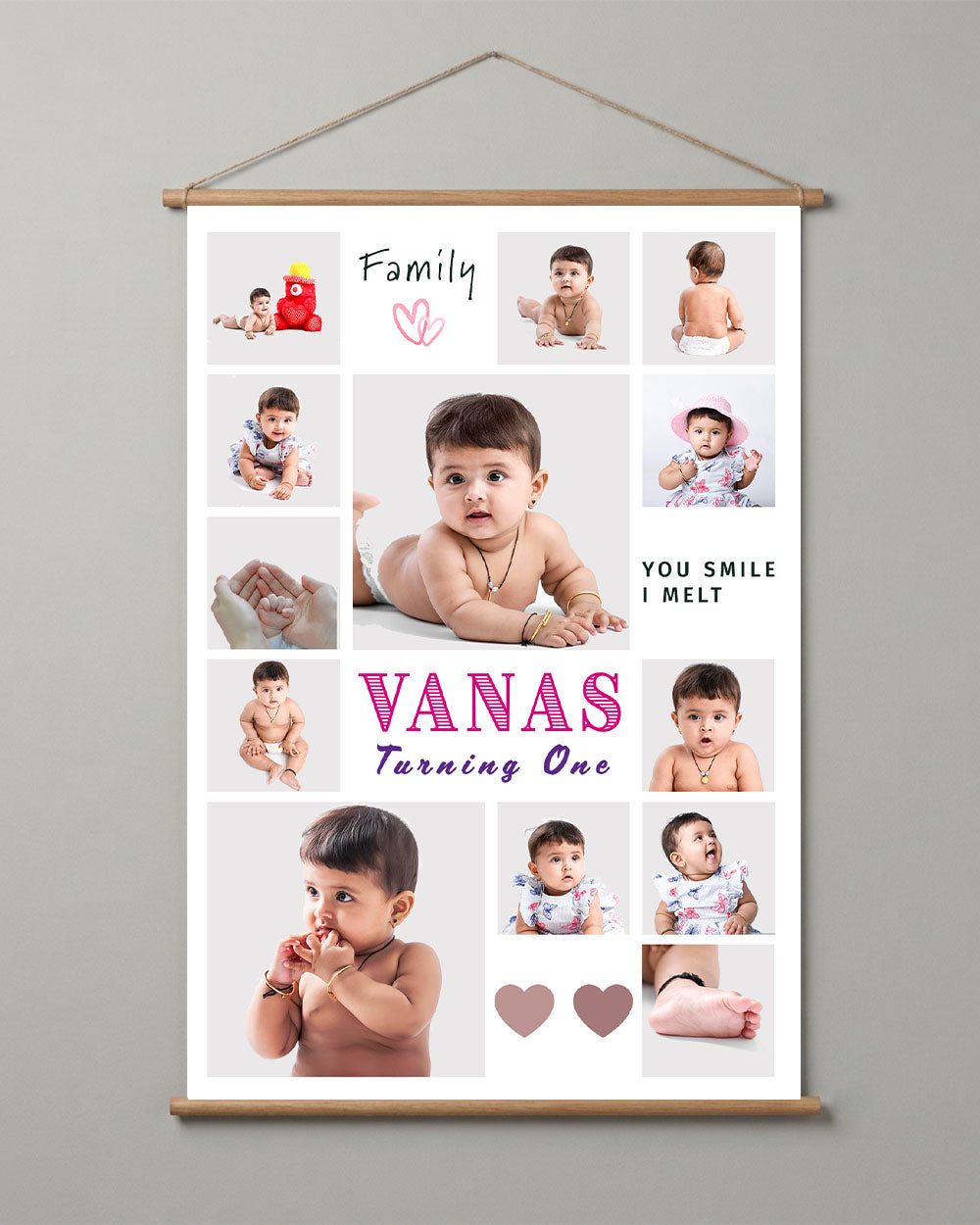 Customized Milestone Banner - Photo