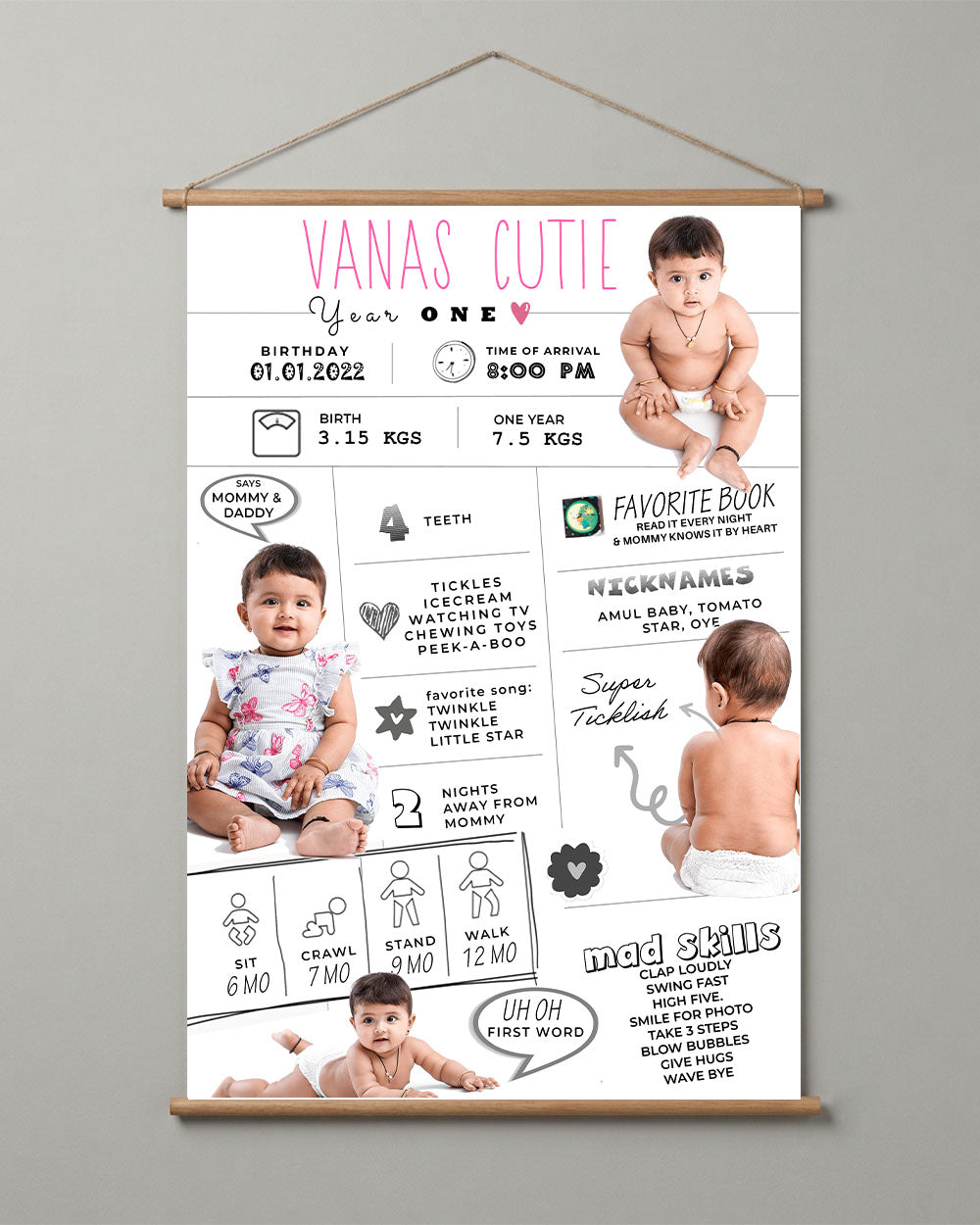 Customized Milestone Banner - Mixed