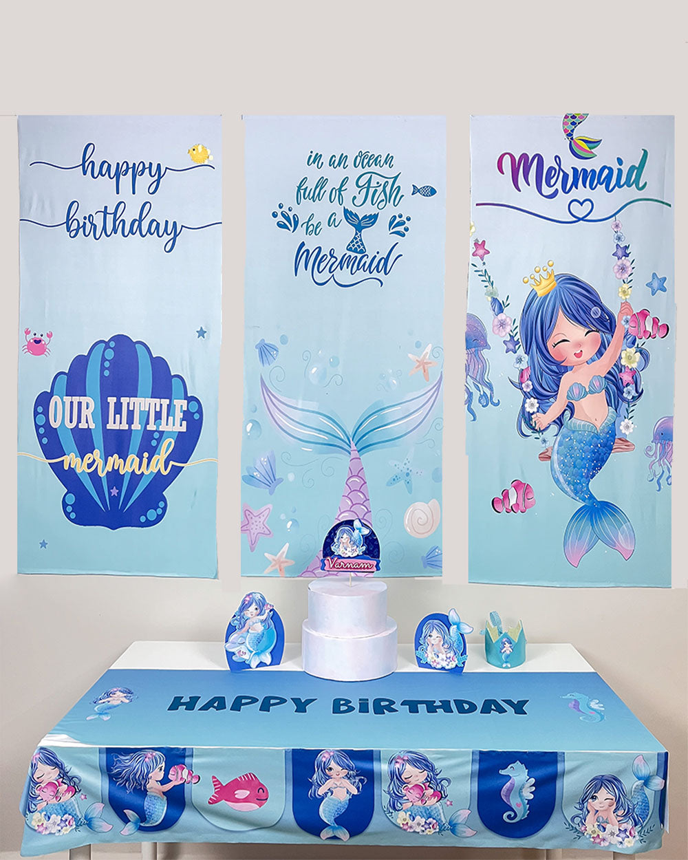 Mermaid Birthday Decoration Bundle