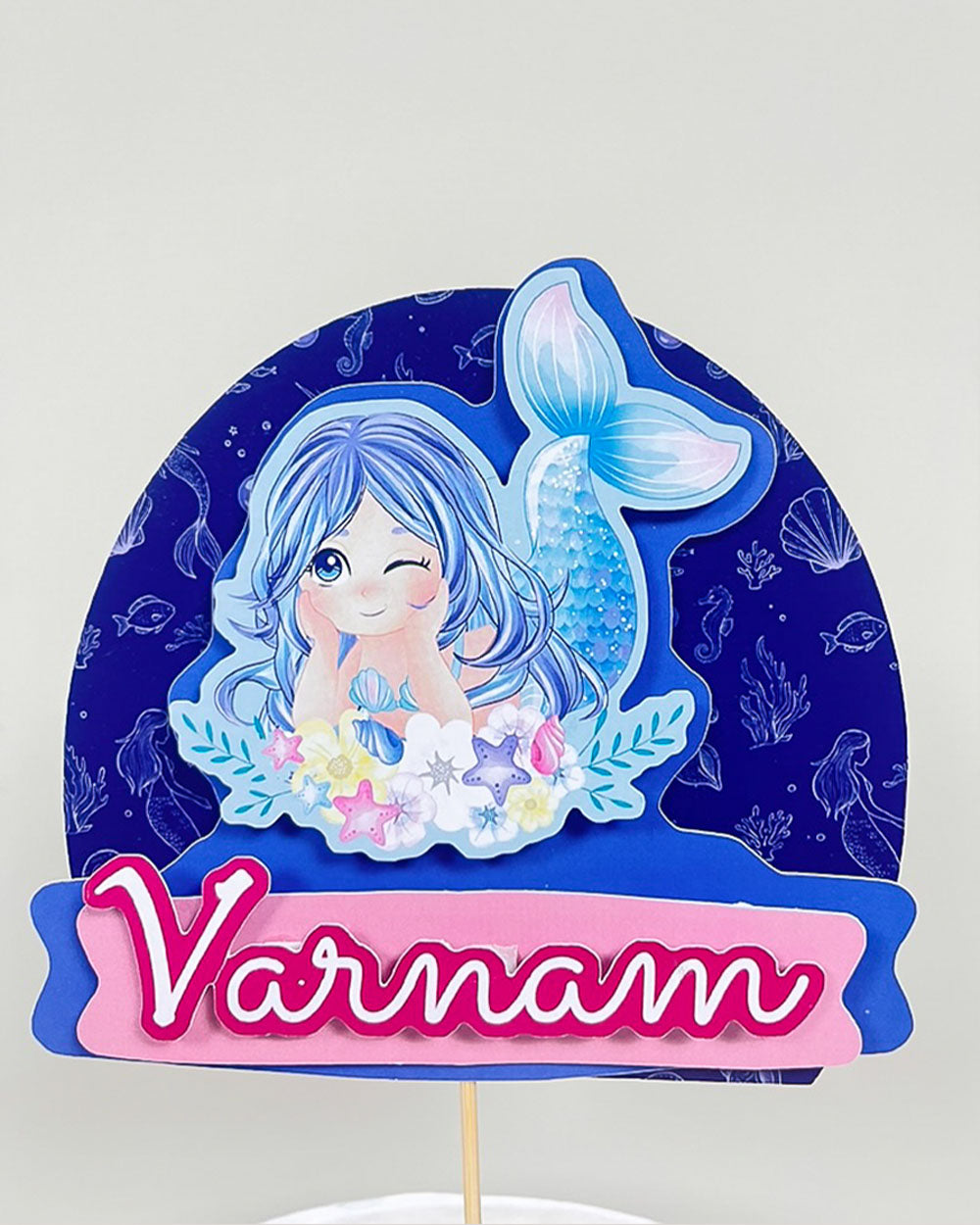 Mermaid Cake Topper